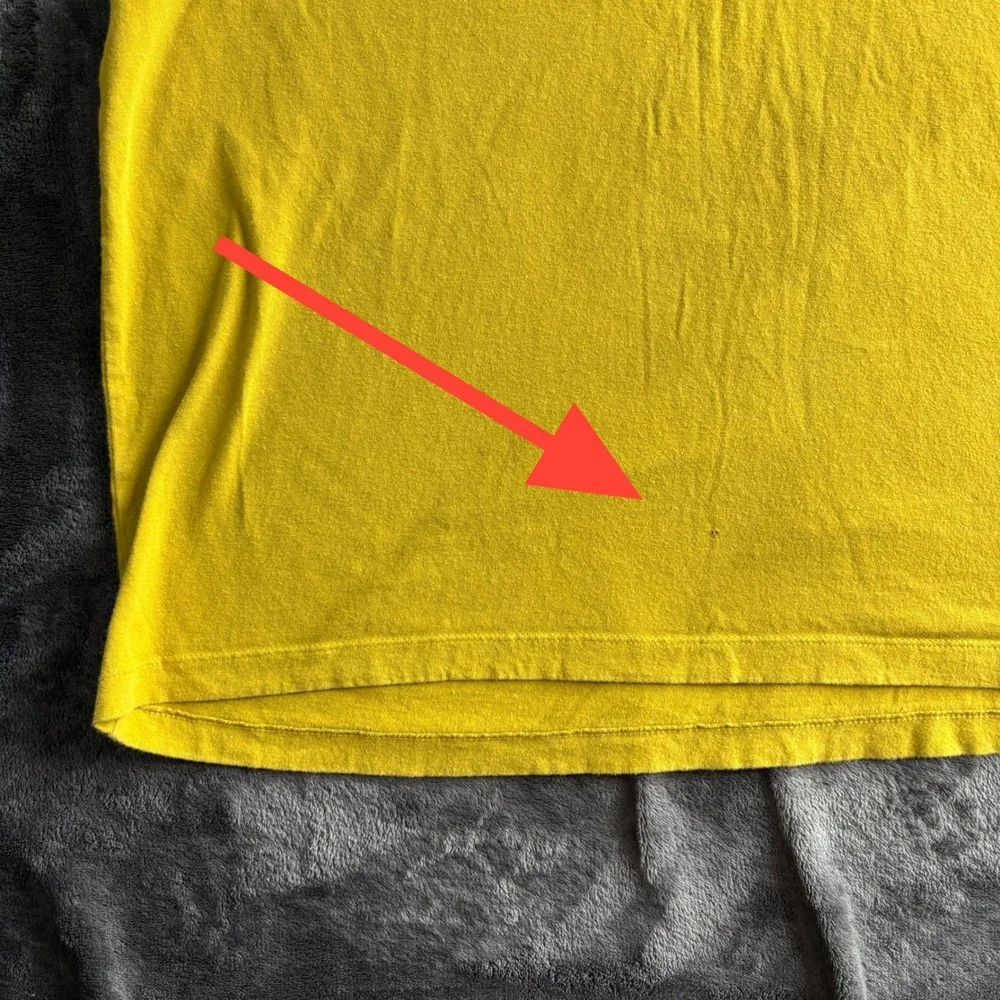 The North Face Mens XXL Yellow Joshua Tree Desert Graphic T-Shirt‎ Short Sleeve